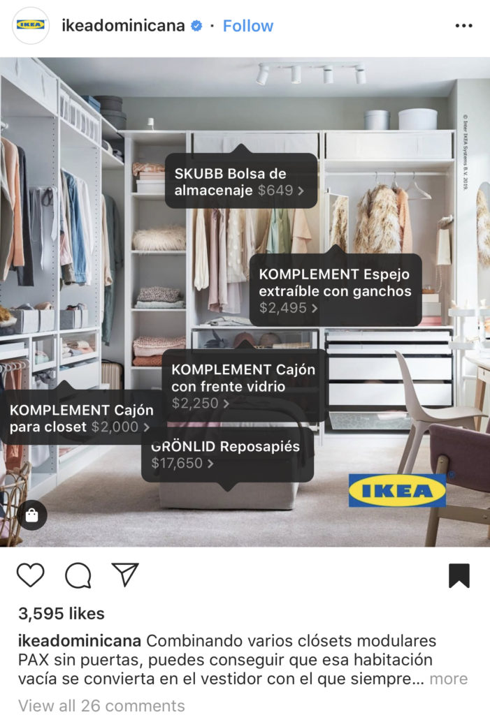 Instagram de Ikea